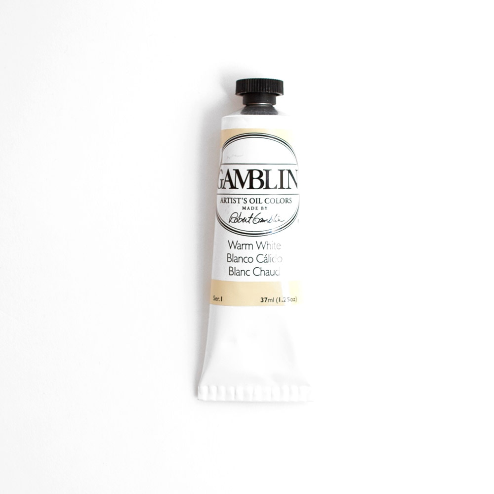 Gamblin, Oil, Art & School, Artist Grade, Paint, 37ml, 45670, Warm White